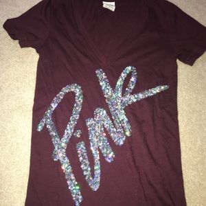 Victoria’s Secret PINK v-neck tee